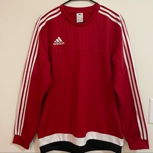 Men’s Adidas long sleeve pullover sweatshirt